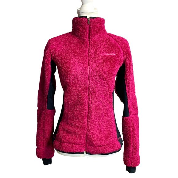 Columbia Women's Teddy Jacket - Pink and Black - Picture 1 of 8